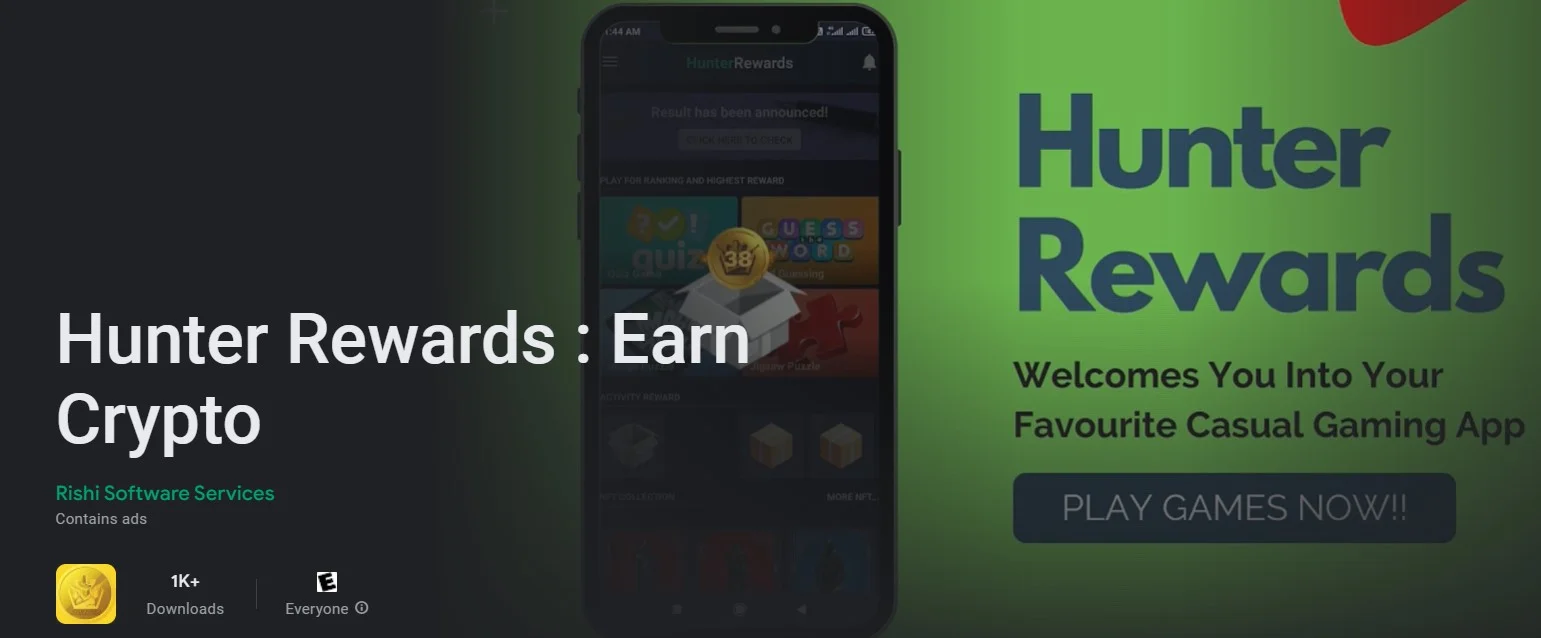 Hunter Rewards Earn Crypto