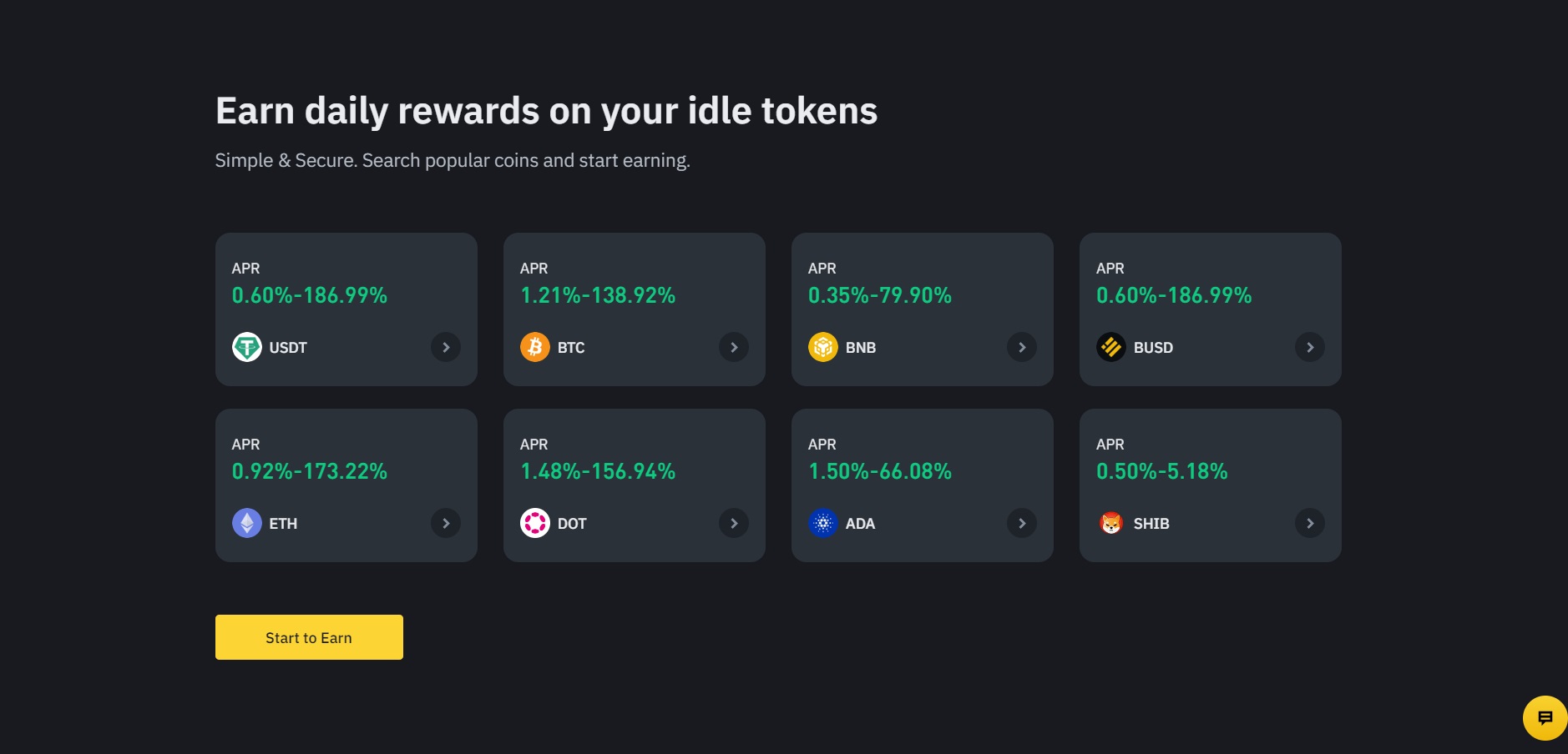 how does binance savings work