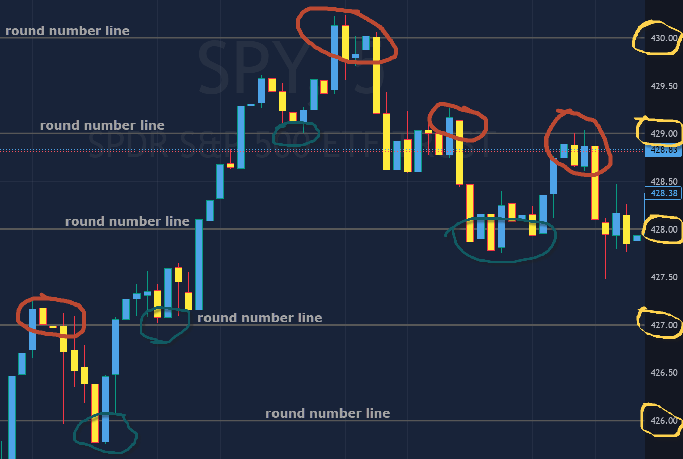 support levels and resistance levels