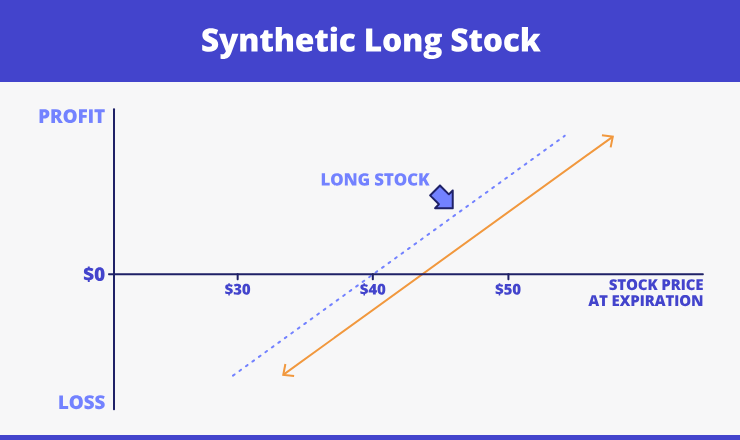 Synthetic long stock